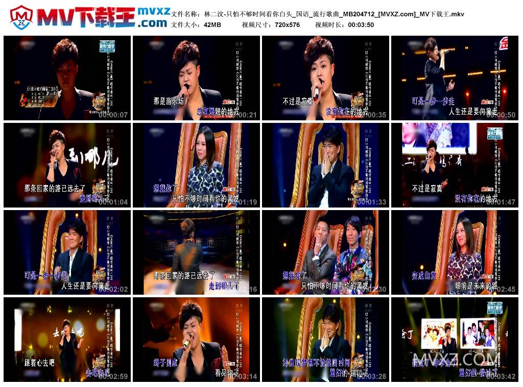 林二汶-只怕不够时间看你白头_国语_流行歌曲_MB204712